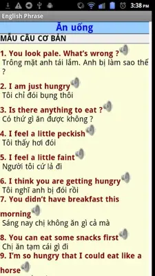 English Vietnamese Dictionary android App screenshot 1