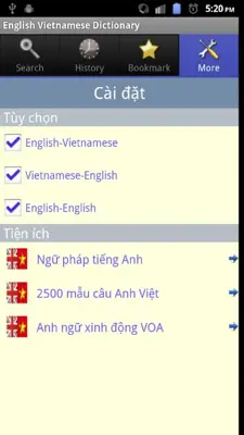 English Vietnamese Dictionary android App screenshot 5