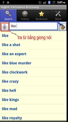 English Vietnamese Dictionary android App screenshot 7